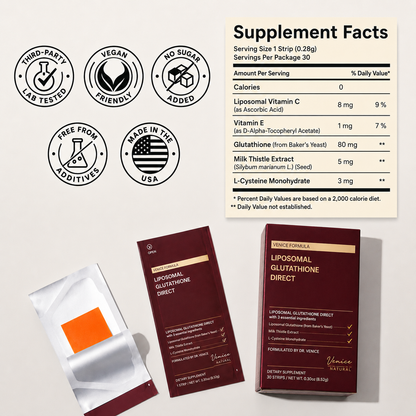Liposomal Glutathione Oral Strips – 30 Strips
