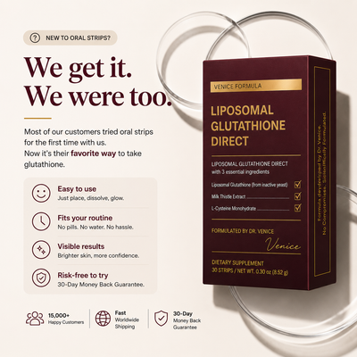 Venice Liposomal Glutathione Oral Strips – 1 Month Supply