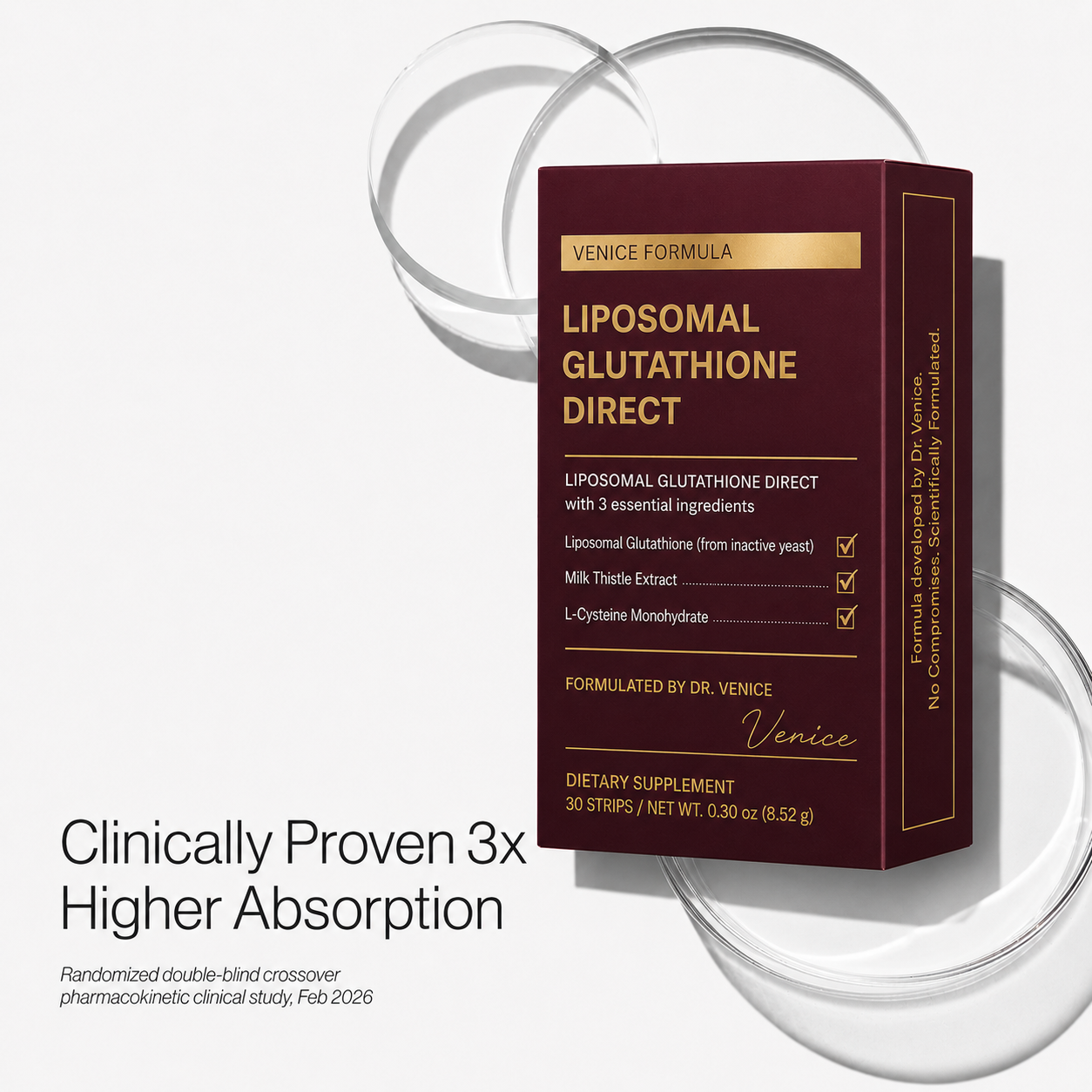 Liposomal Glutathione Oral Strips – 30 Strips